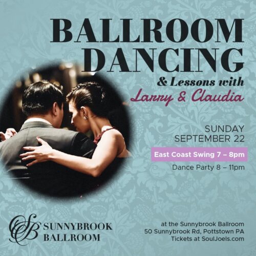 Ballroom, Latin, Swing, Hustle, Night Club and Country 2 Dance plus lessons w/ Larry and Claudia