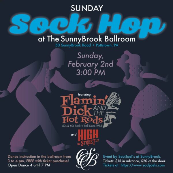 Sunday Sock Hop w/ Flamin' Dick & the Hot Rods AND High Street