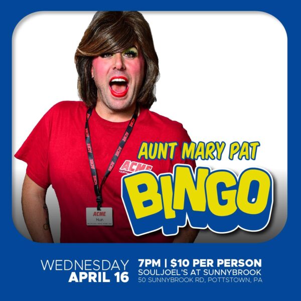 Aunt Mary Pat Bingo at SunnyBrook (April 16th)