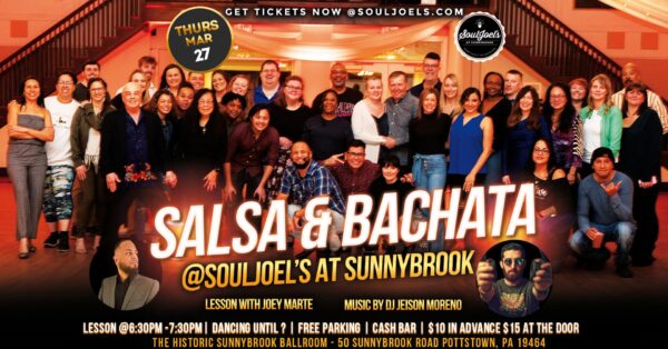 Salsa & Bachata Night w/ Lessons inside SunnyBrook Ballroom