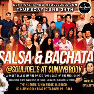 Salsa & Bachata Night w/ Lessons inside SunnyBrook Ballroom